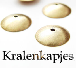 Kralenkapjes- Verguld