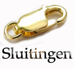Sluitingen, Slotjes- Verguld