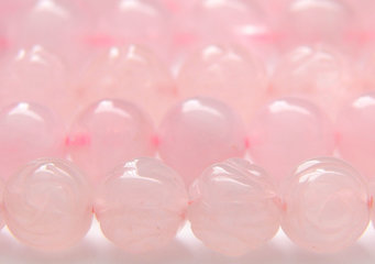 Rozenkwarts Edelsteen Kralen