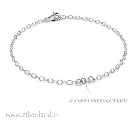 15,5cm Sterling Zilveren Armband