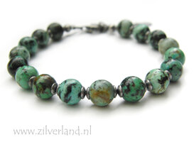 Handgemaakte Edelstenen Armband met Turkoois