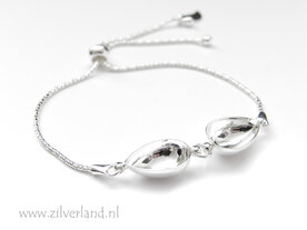 Sterling Zilveren Armband voor UV Resin of 14mm Swarovski Druppels
