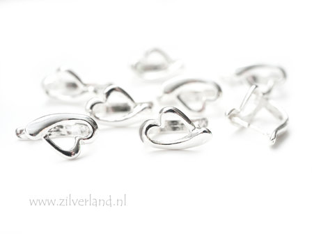 1 Stuk Sterling Zilveren Hangerklem