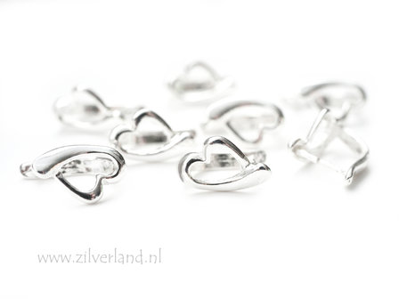 1 Stuk Sterling Zilveren Hangerklem