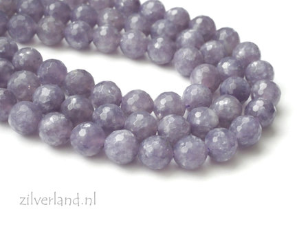 8mm Lepidoliet Edelstenen Kralen- Facet