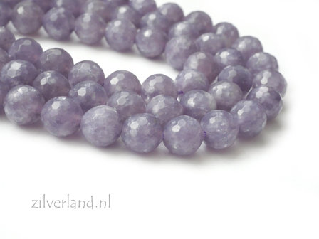 8mm Lepidoliet Edelstenen Kralen- Facet