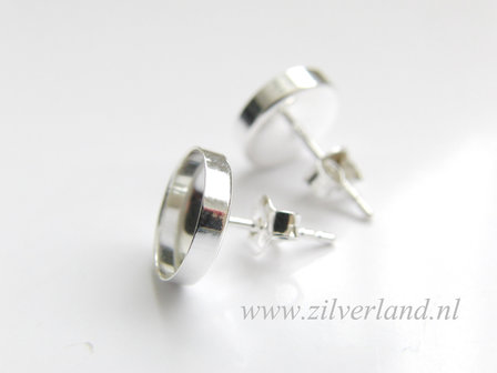 10mm Sterling Zilveren Oorstekers