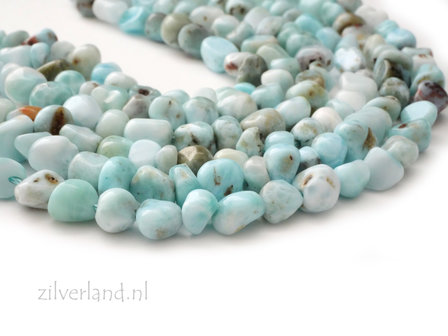4mm-6mm Larimar Edelstenen Kralen
