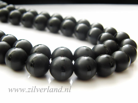 12mm Onyx Kralen- Mat/Glad