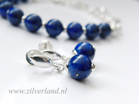 Sterling Zilveren Armband met Lapis Lazuli