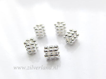 4 Stuks Sterling Zilveren Spacers