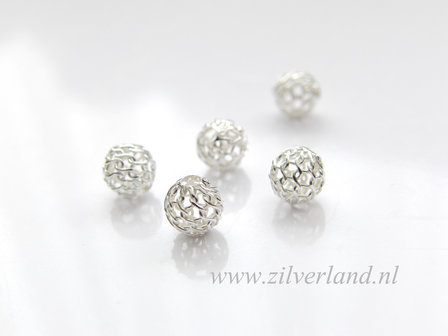10 Stuks 6mm Sterling Zilveren Kralen