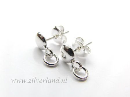Sterling Zilveren Oorstekers met Montagering
