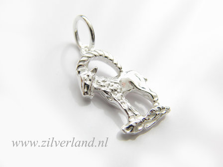 Steenbok Sterrenbeeld Hanger Zilver 925