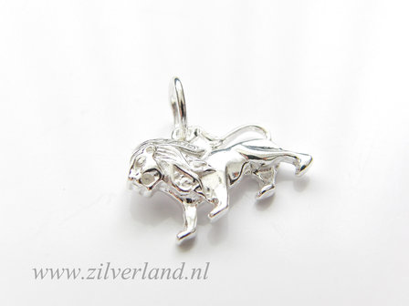 Leeuw Sterrenbeeld Hanger Zilver 925