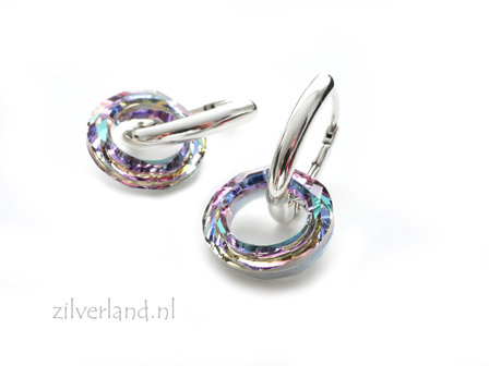 Sterling Zilveren Oorhaken Zonder Montage Oog