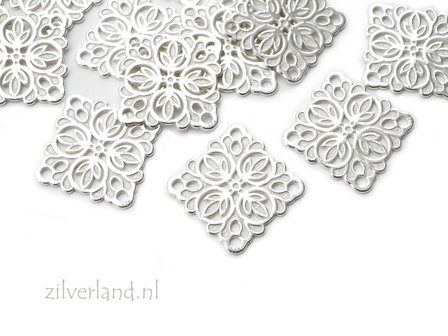 Sterling Zilveren Filigrain Connector
