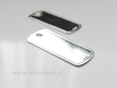 Sterling Zilveren Hanger/Graveerplaat
