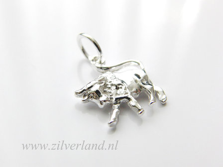 Stier Sterrenbeeld Hanger Zilver 925