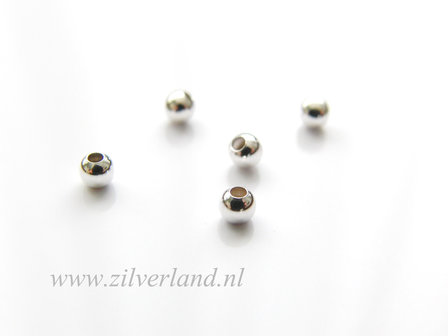 50 Stuks 3mm Sterling Zilveren Kralen