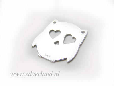 Sterling Zilveren Hanger- Uil