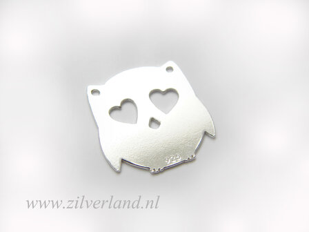 Sterling Zilveren Hanger- Uil