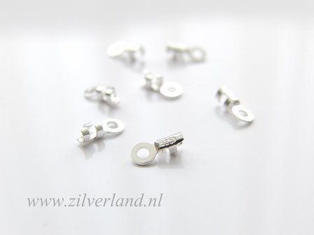 10 Stuks Sterling Zilveren Draadklem