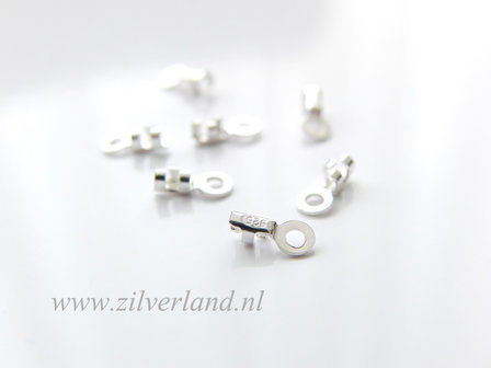 10 Stuks Sterling Zilveren Draadklem