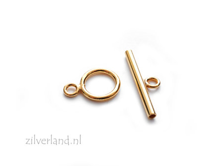 Sterling Zilveren Kapittelslot- Verguld