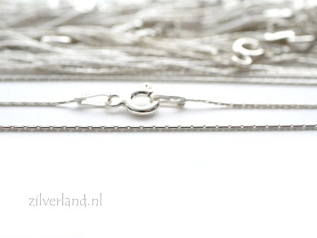 0,65mm Sterling Zilveren Collier Cardano- 41cm