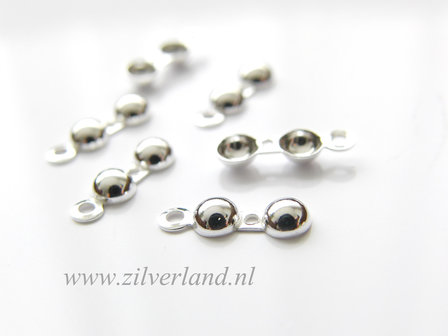 10 Stuks Sterling Zilveren Kalotjes