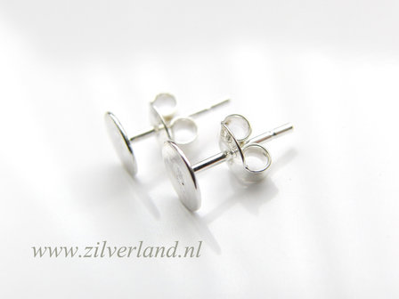 Sterling Zilveren Oorstekers 6mm