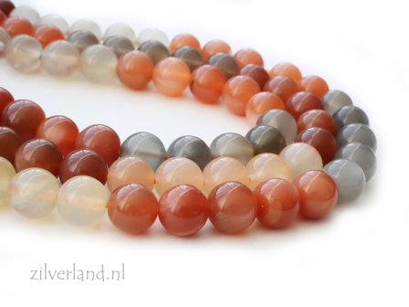 8mm Maansteen Edelstenen Kralen- Mix
