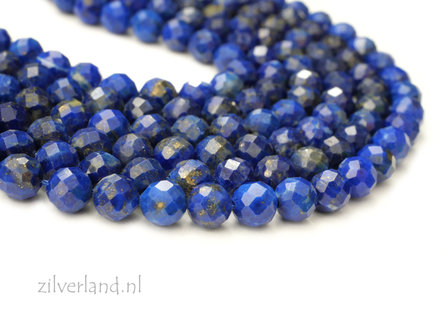 5mm Lapis Lazuli Edelstenen Kralen- Facet