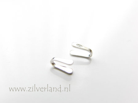 10 Stuks 1,5mm Sterling Zilveren Eindstuk