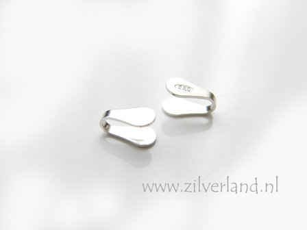 10 Stuks 3mm Sterling Zilveren Eindstuk