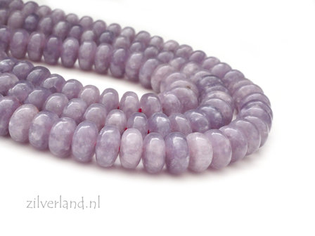 8x4mm Lepidoliet Edelstenen Kralen- Rondelle