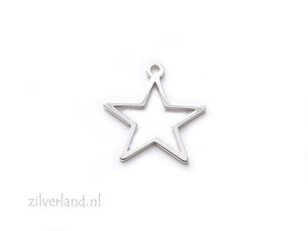 Sterling Zilveren Hanger- Ster