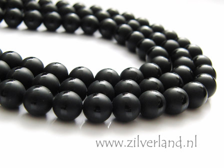 10mm Onyx Edelstenen Kralen- Mat/Glad