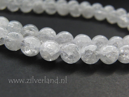 8mm Bergkristal Kralen/ Snowflake