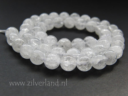 8mm Bergkristal Kralen/ Snowflake