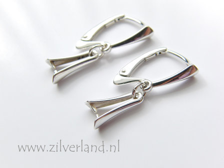 Sterling Zilveren Oorbelhaken met Hangerklem