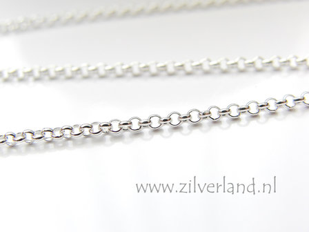 1 Meter Sterling Zilveren Jasseron- 1,80mm Rolo