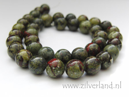 10mm Dragon Blood Jaspis Kralen