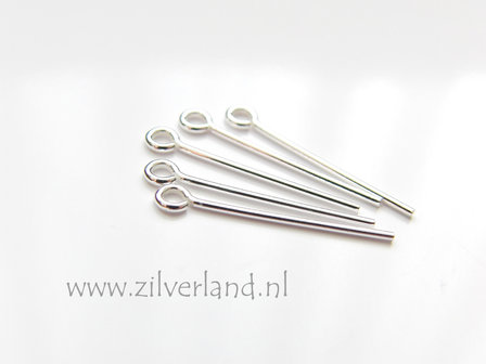 10 Stuks 0,80x2,0cm Sterling Zilveren Kettelstiften