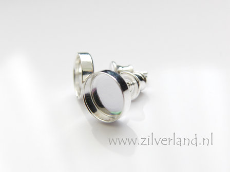 8mm Sterling Zilveren Oorstekers
