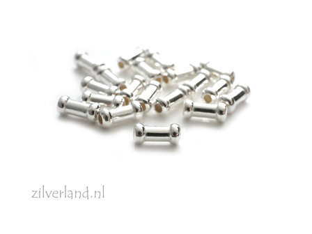 10 Stuks 5,80mm Sterling Zilveren Spacers