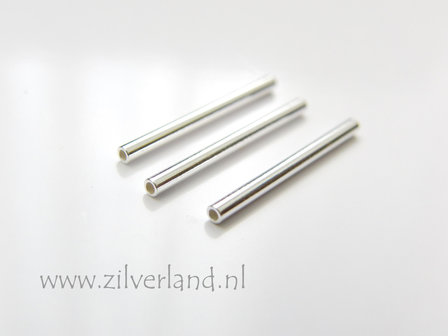 10 Stuks 20mm Sterling Zilveren Buiskralen
