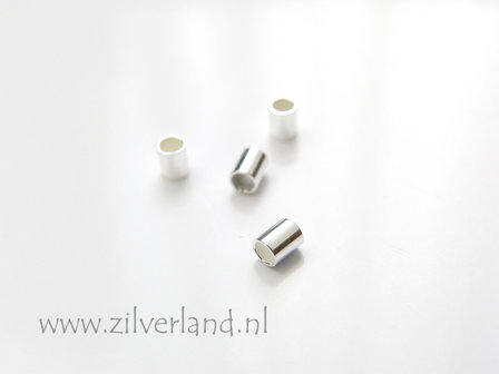 10 Stuks 3mm Sterling Zilveren Buiskralen