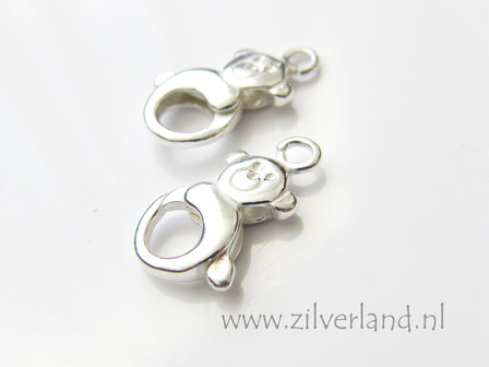 21mm Sterling Zilveren Sluiting- Beer